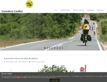 Tablet Screenshot of cantabriaconbici.org